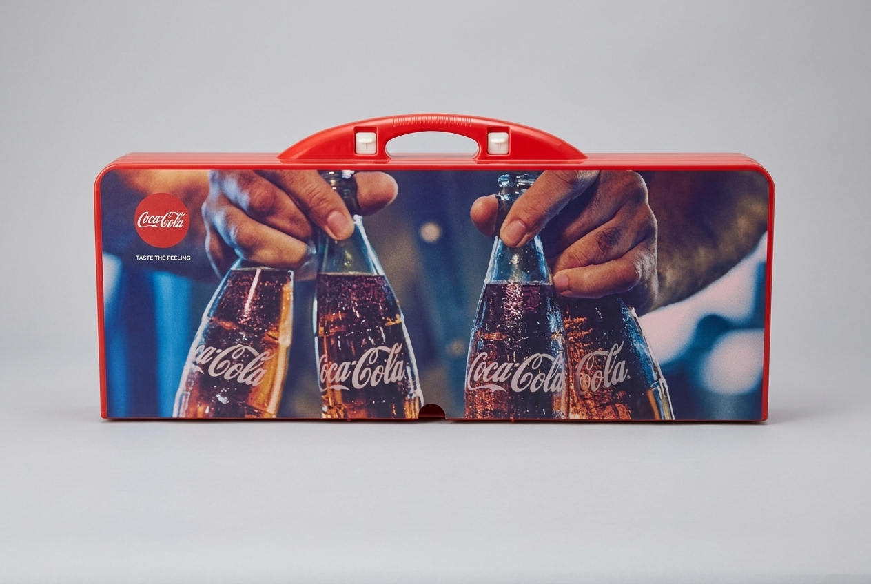 Coca-Cola cooler case with photo print