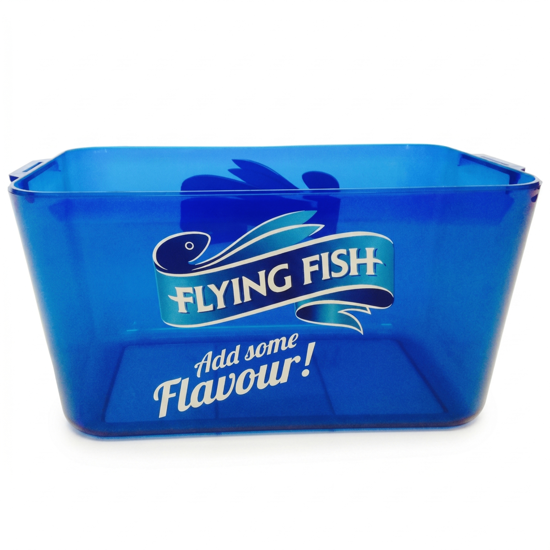 Flying Fish blue acrylic ice tub