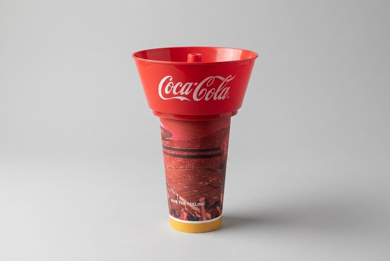 Coca-Cola snack cup combo