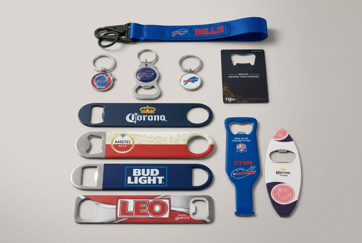 Collection of bar blades and openers
