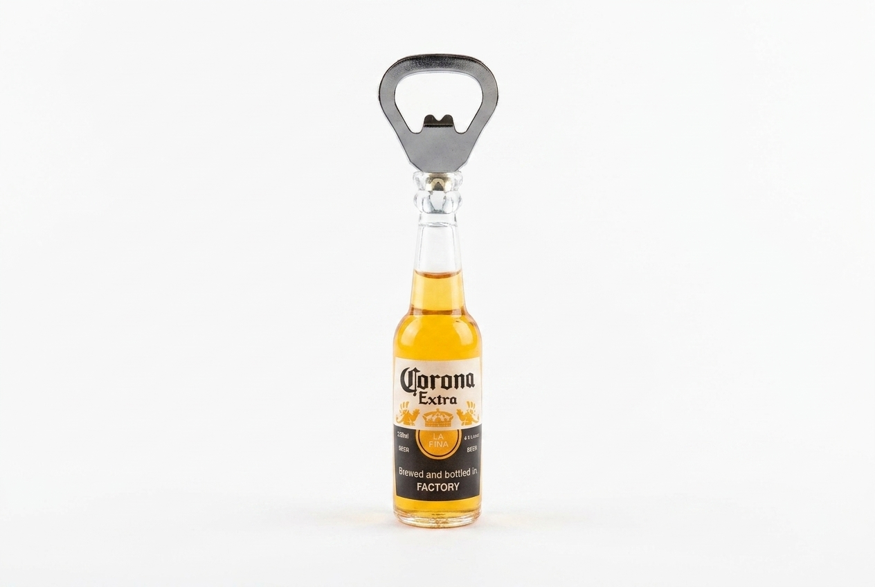Corona bottle-shaped bottle opener