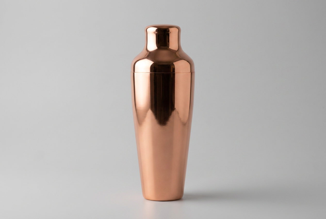 Copper cocktail shaker