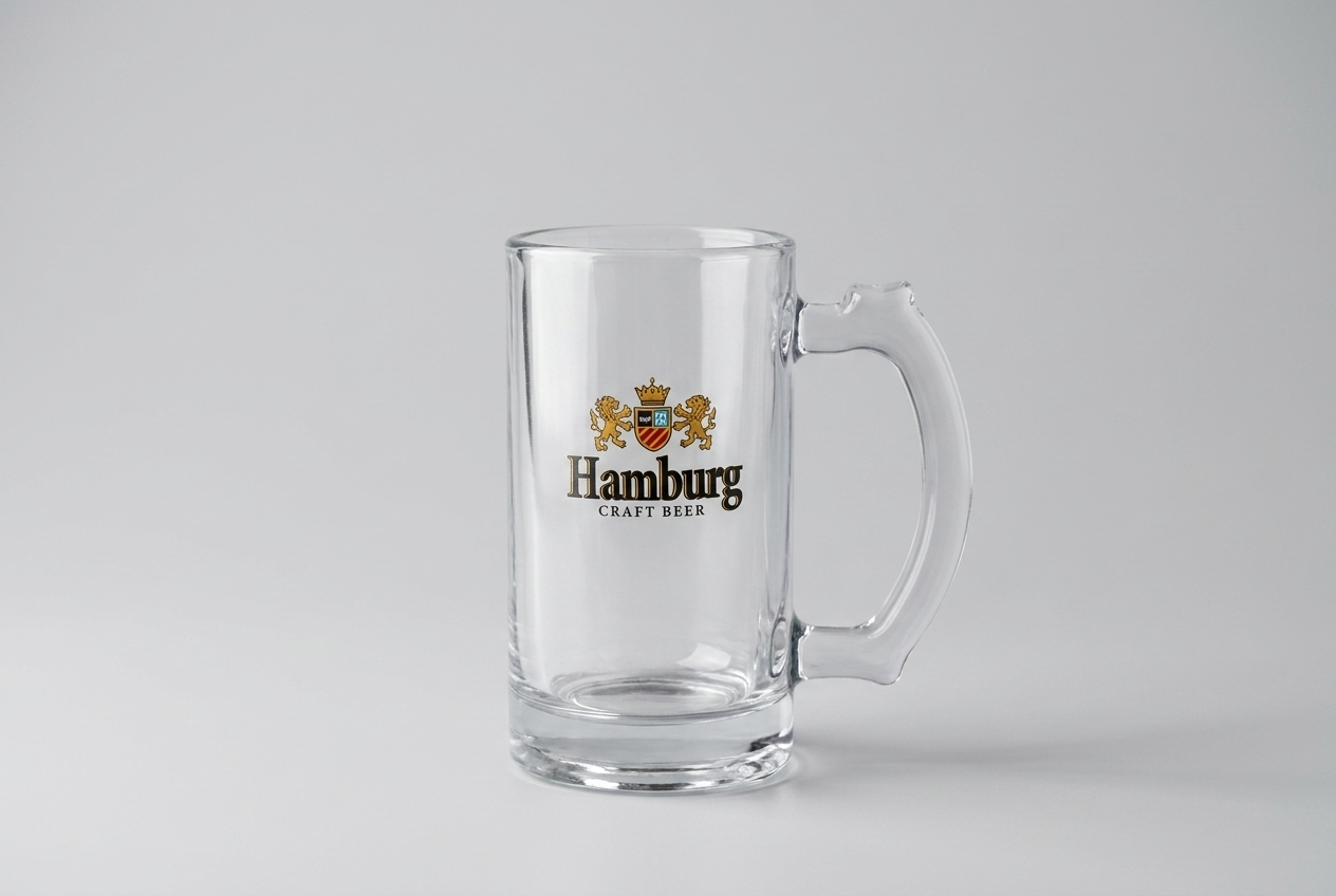 Hamburg craft beer glass stein