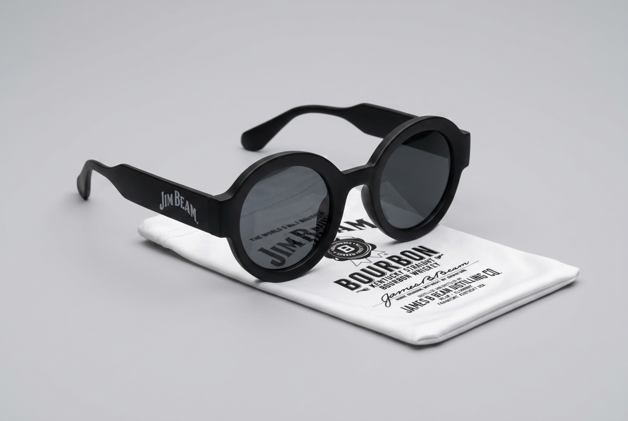 Jim Beam sunglasses with branded pouch