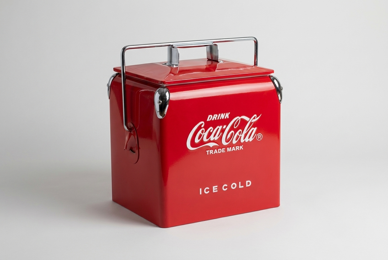 Coca-Cola retro cooler box