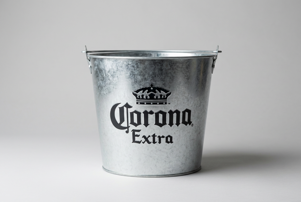 Corona galvanised bucket