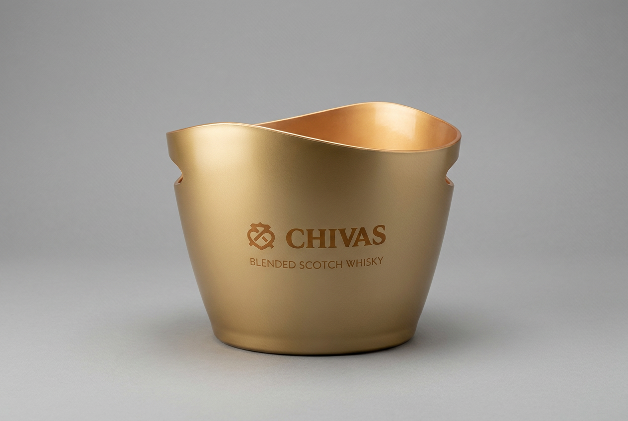 Chivas Regal gold ice bucket