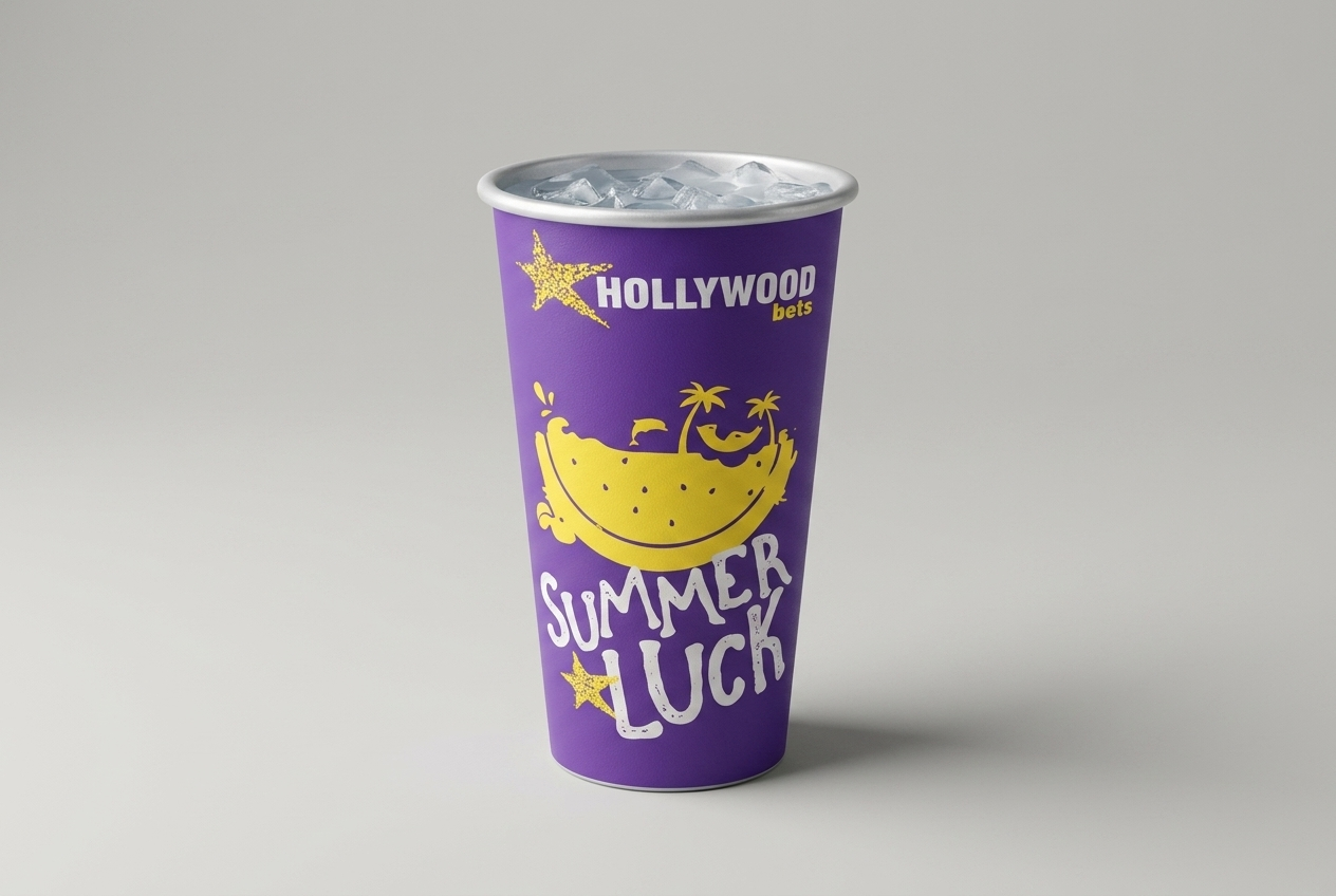 Hollywoodbets Summer Luck branded cup