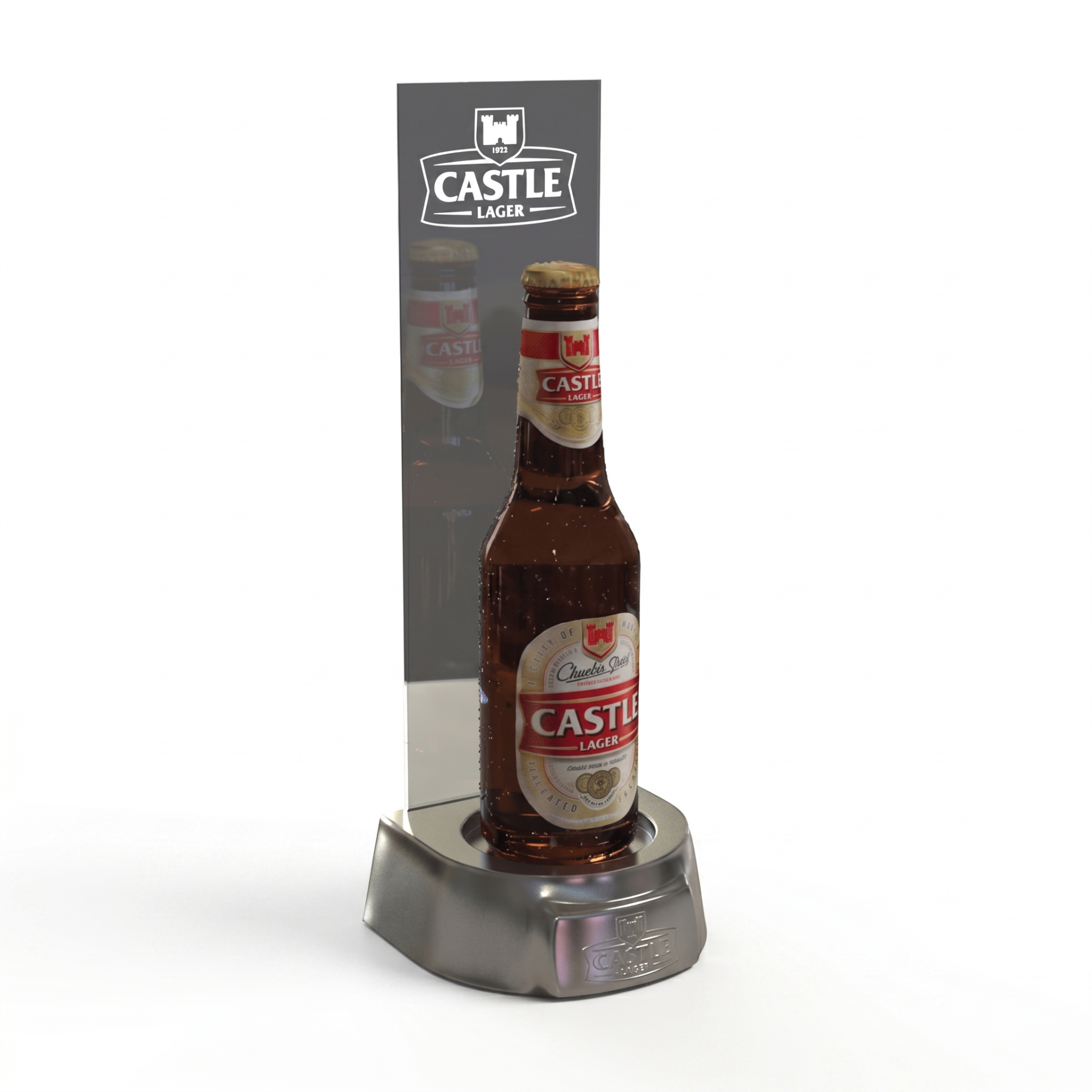 Castle Lager bottle glorifier