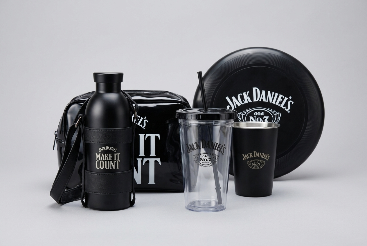 Jack Daniel's merchandise set
