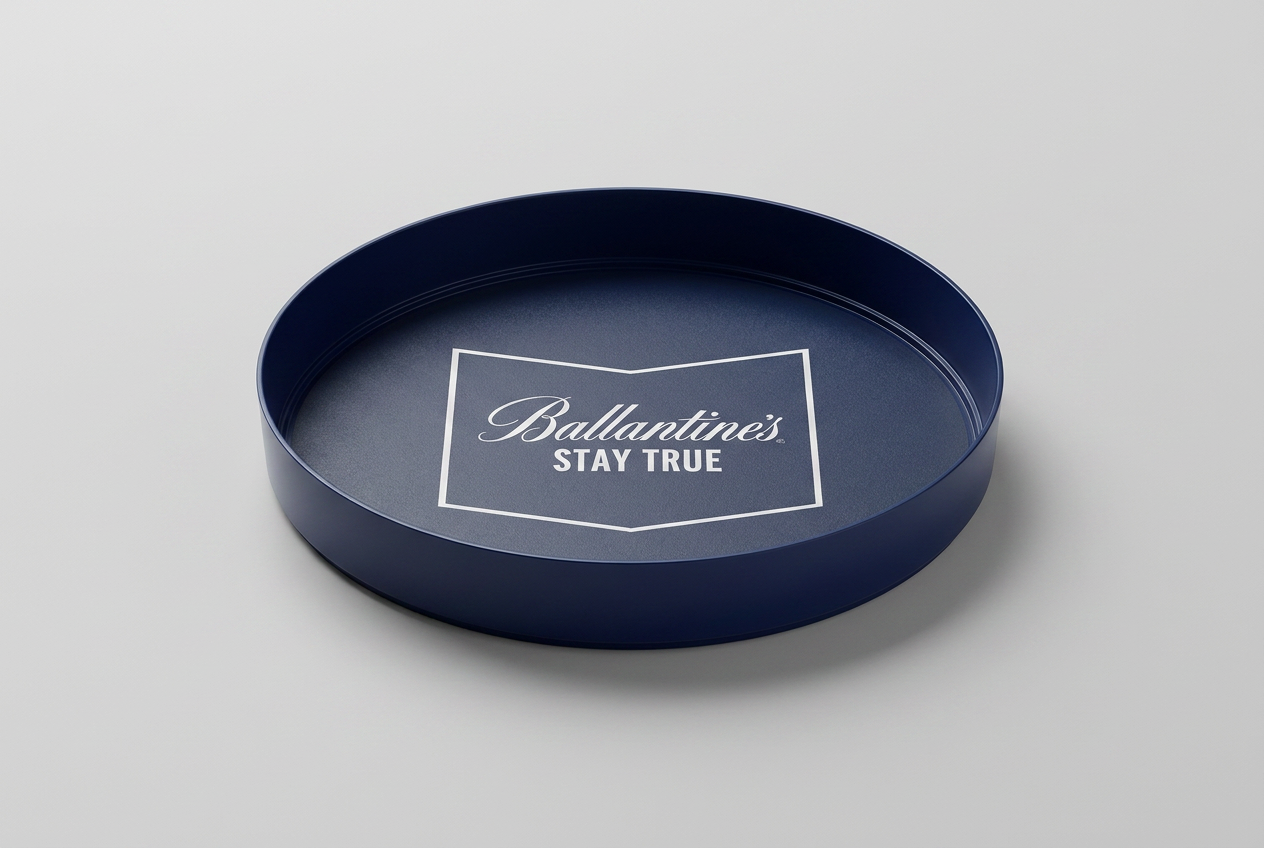 Ballantine's serving tray