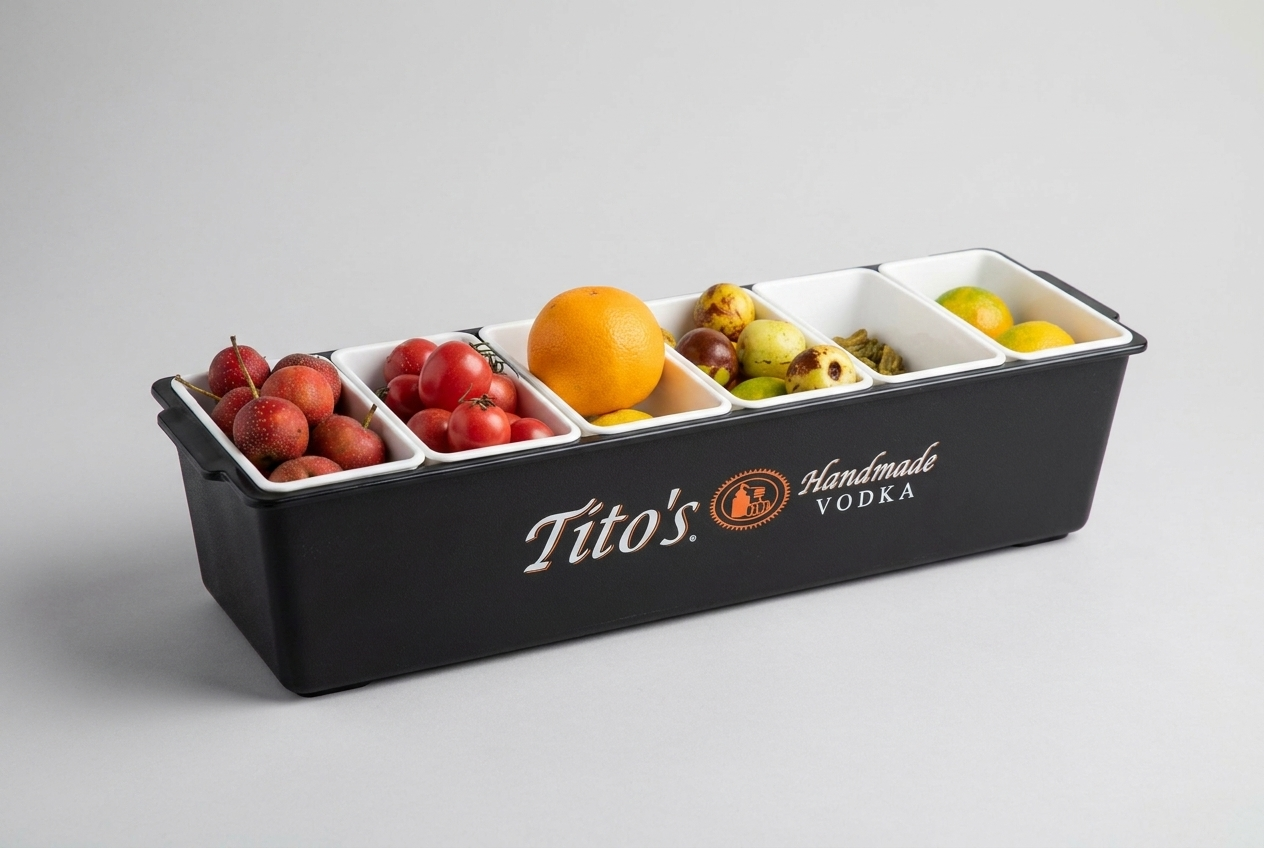 Tito's Handmade Vodka garnish station