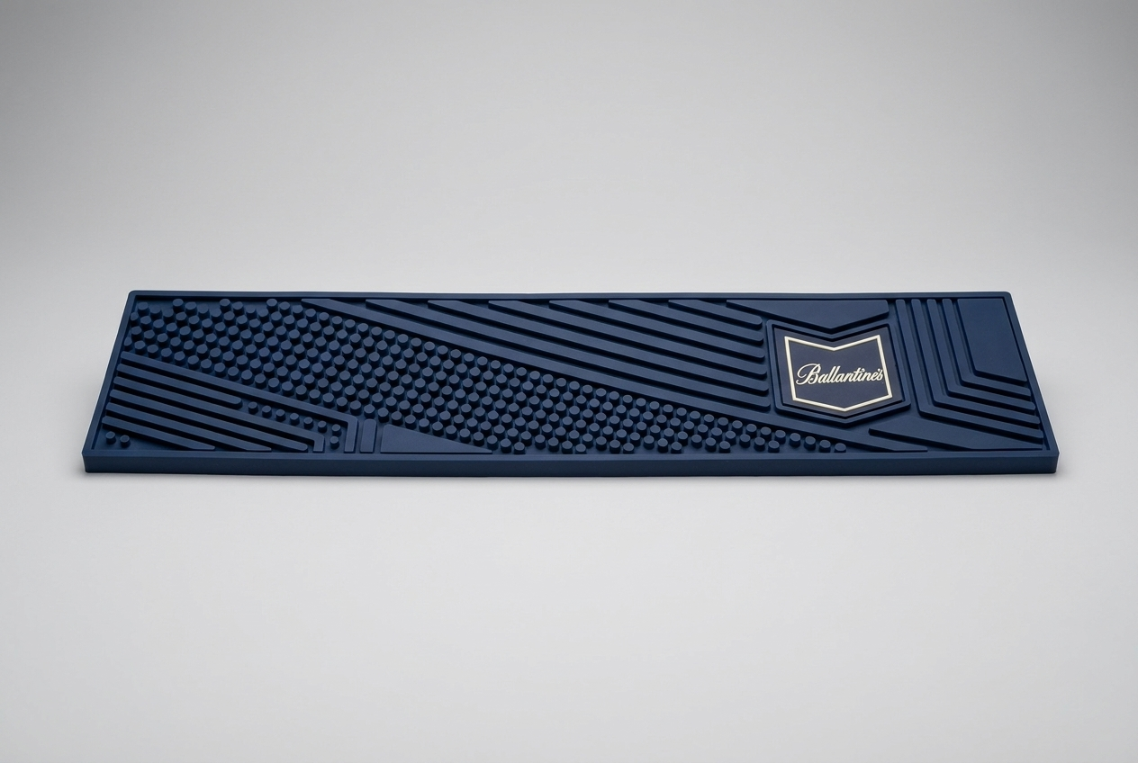 Ballantine's navy bar mat