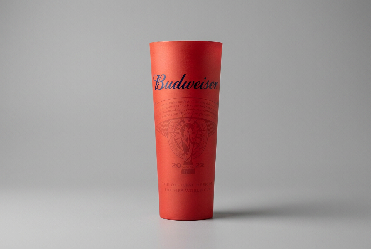 Budweiser red tumbler